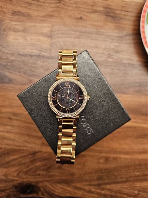 zifferblatt schwarzes liebe michael kors